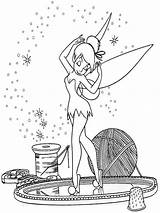 Tinkerbell Tinker Mycoloring sketch template
