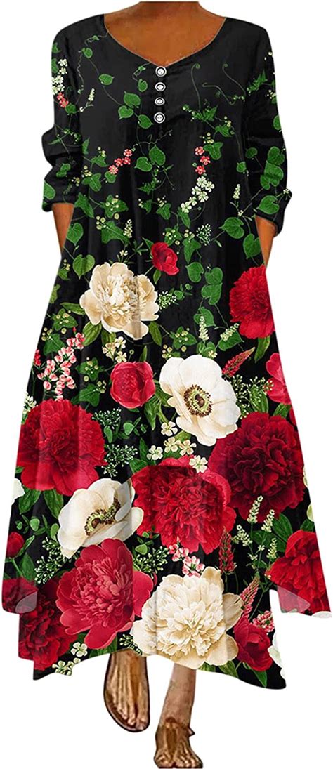 mini jurk voor dames grote maten print losse lange maxi jurk oversized bohemian zomer