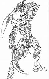 Skyrim Daedric Armour Fury Tubaphone Scrolls sketch template