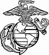 Marine Corps Logo Usmc Vector Emblem Anchor Globe Clipart Marines Eagle Drawing Clip Corp Seal Emblems Symbol Getdrawings Clipartbest Google sketch template