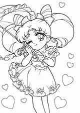 Sailor Coloring Pages Scouts Moon Getcolorings sketch template