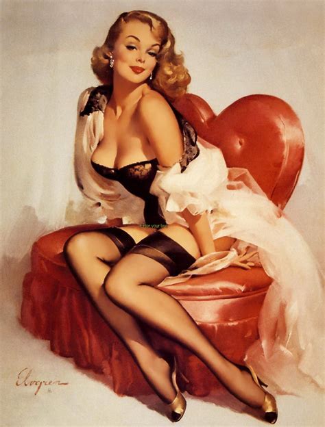 gil elvgren i want to be a pin up