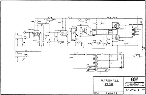 audio service manuals   marshall   bass schematic