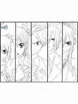 Coloring Anime Pages Fairy Tail Gaddynippercrayons sketch template