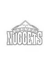 Coloring Nba Pages Logo Nuggets Denver Printable Mavericks Dallas Color Basketball Version Click Online sketch template