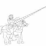 Quijote Disfrute Pretende Niñas Compartan Motivo sketch template