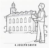 Coloring Latter Joseph Smith Saints Christ Jesus Church Netart sketch template