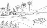 Mewarnai Pemandangan Pantai Gunung Alam Laut Sawah Tk Pura Menggambar Kumpulan Mewarna Taman Marimewarnai Colouring Gradasi Buku Bermain Website Lengkap sketch template