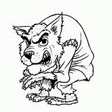 Werewolf Weerwolf Kleurplaat Weerwolven Kleurplaten Leukvoorkids Griezels Tekeningen Afkomstig sketch template