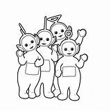 Teletubbies Coloring Pages Books Last Kids Sheets sketch template