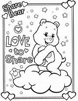Coloring Care Bears Pages Bear Print Teddy Colouring Halloween Valentine Sheets Cute Disney Printable Ages Baby Birthday Books Bing Choose sketch template