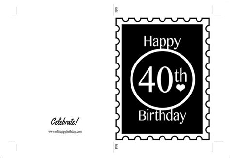 happy  birthday card black print  kraft cardstock