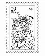Usps Stamp Pages Coloring Postage Nature Printable Kids sketch template