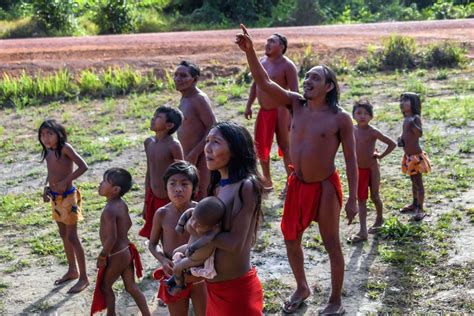 beautiful photos of isolated tribe in remote amazon rainforest with