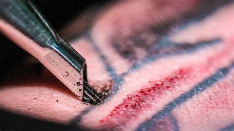 Watching A Tattoo Needle In Slow Motion Reveals The Physics Of Getting
