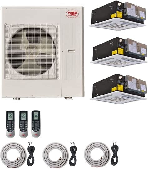 ymgi tri zone  btu  kk ceiling mounted ductless mini split air conditioner