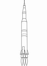 Coloring Apollo Rocket Pages Drawing Printable Supercoloring Categories sketch template