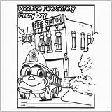 Coloring Safety Pages Fire Prevention Kitchen Excellent Pretty Birijus sketch template