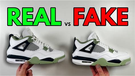 real  fake nike air jordan  seafoam sneaker comparison youtube