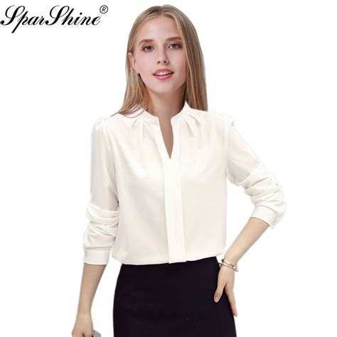 sparshine women s tops plus size s 2xl new style lady white shirt