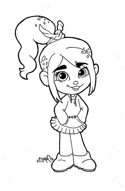 amazing picture  wreck  ralph coloring pages birijuscom