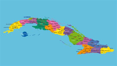 Mapa De Carreteras De Cuba