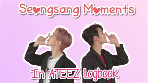 seongsang moments in ateez logbook part 1 youtube