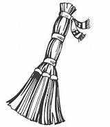 Broom Coloring Pages Coloringtop sketch template