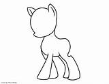 Blank Mlp G4 Pony Little Lineart Deviantart Drawing Base Coloring Template Body Pages Outline Oc Drawings Draw Characters Request Open sketch template