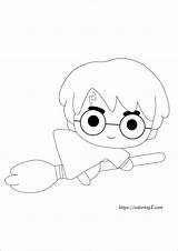 Potter Coloring Coloring1 sketch template