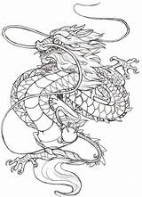 Dragon Tattoo Chinese Outline Tattoos Japanese Designs Deviantart Outlines Asian Dragons Beattattoo Visit Women Dum Ve Sketch sketch template