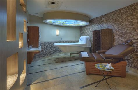 Spa Room For Patients To Receive Massage Therapy In A