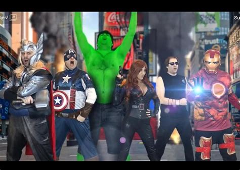 ‘avengers assemble screen team parody of one direction s