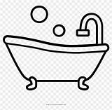 Bathtub Coloring sketch template