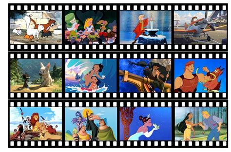 Film Strip Stills Disney Movies Edible Icing Ribbon Cake