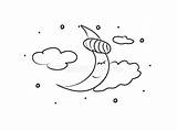 Lunar Doodle sketch template