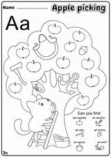 Preschool Worksheets Theme Apple Apples Teachersmag Come Where They Activities sketch template
