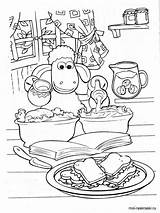 Shaun Sheep Coloring Pages Printable Color sketch template