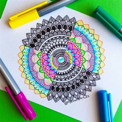 easy doodle art mandala
