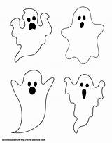 Halloween Ghosts Kids Wikihow Ghost Draw Printable Decorations Diy Visit sketch template