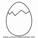 Egg Cracked Coloring Pages sketch template