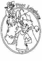 Pippi Longstocking Coloring Pages Book Getdrawings Cover Getcolorings Printable Print sketch template