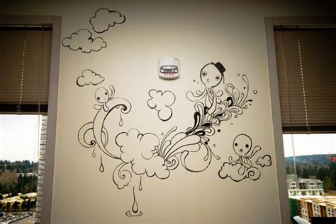 wall drawing  yujai  deviantart