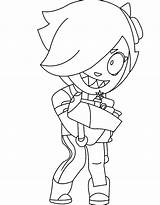 Brawl Colette Stars Coloring Pages Printable sketch template