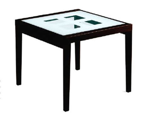 36in Expandable Dining Table Paloma W Frosted Glass Top