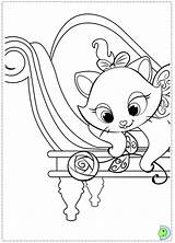 Marie Coloring Cat Dinokids Pages Close Library Clipart Popular Cartoon sketch template