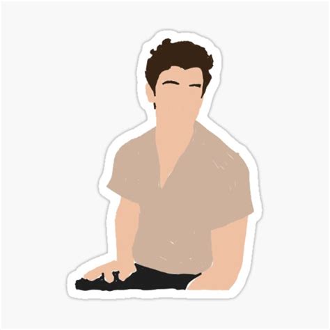 stickers labels tags pcs shawn mendes stickers shawn mendes art