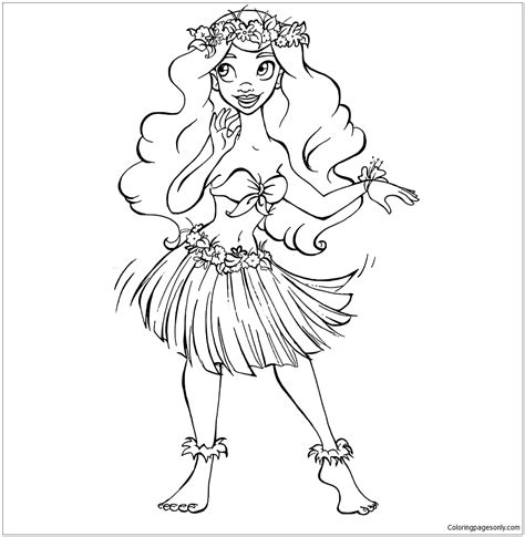 moana disney princess  art coloring page  printable coloring