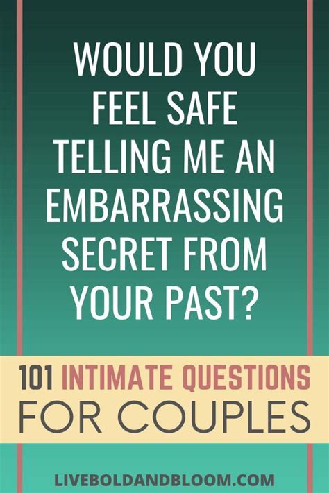 101 intimate questions for couples in 2020 intimate questions