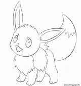Eevee Pokemon Coloring Pages Printable Print Generation Color Cute Kids Crafts Couples Adult Colour Cartoons Animals Nature Book Printables Info sketch template